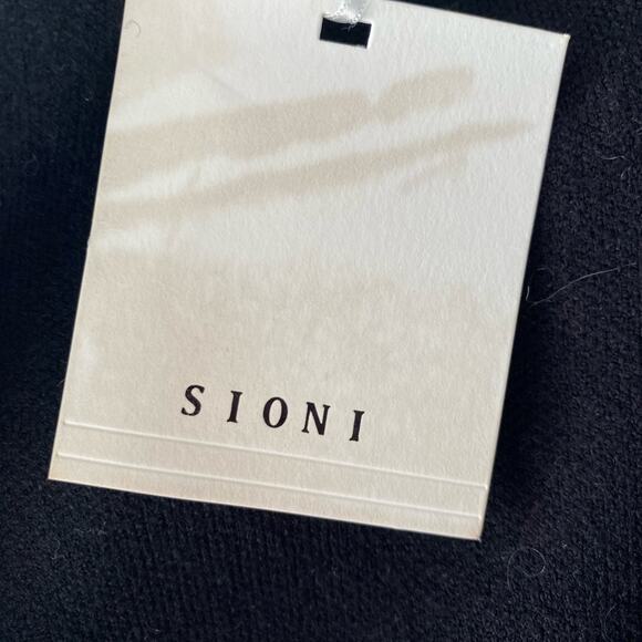 Sioni Y2K Tuxedo Blazer Women L Black Knit Faux Leather Old Money 80s Edgy NWT - Picture 6 of 8